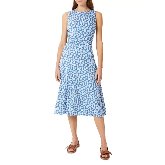 Top 10 π HOBBS LONDON Bayview Jersey π Dress Azure Ivory π