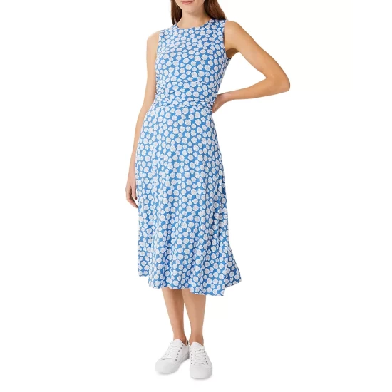 Top 10 π HOBBS LONDON Bayview Jersey π Dress Azure Ivory π - Image 3