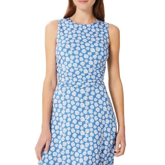 Top 10 π HOBBS LONDON Bayview Jersey π Dress Azure Ivory π - Image 4